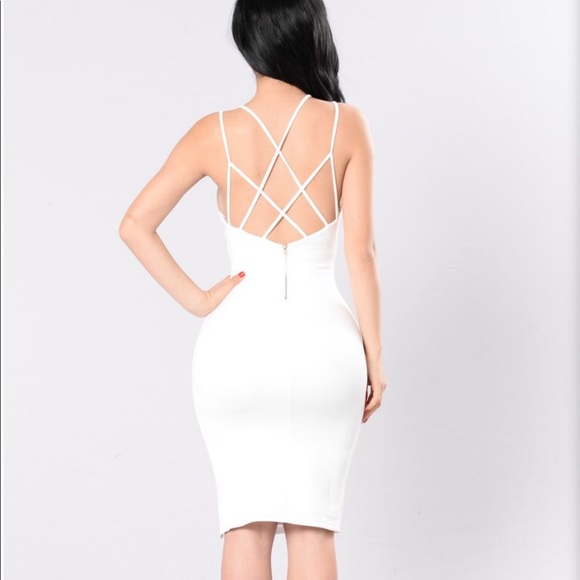 White midi dress - Picture 2 of 3